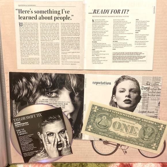 Taylor Swift - reputation Tour Album + CD produced by Big Machiene - Picture 3 of 5